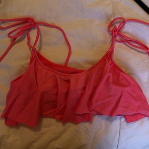 Pink swim top